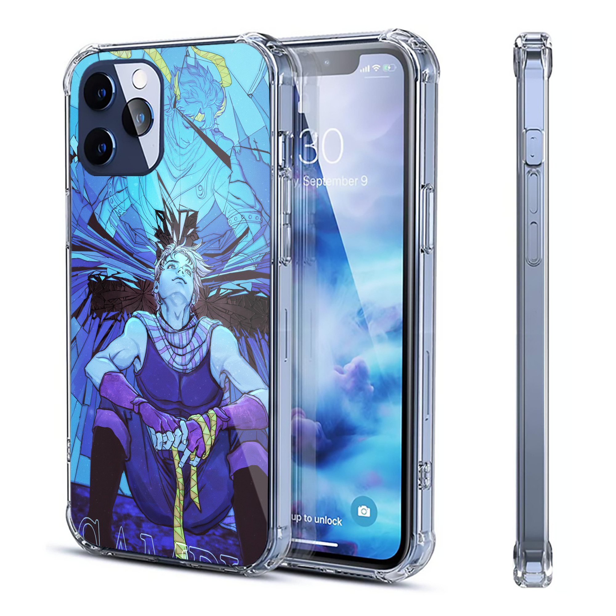 （画像用） ジョジョの奇妙な冒険 JoJo's Bizarre Adventure 【iPhone 12シリーズ対応】透明スマホケース（クリアソフトケース）